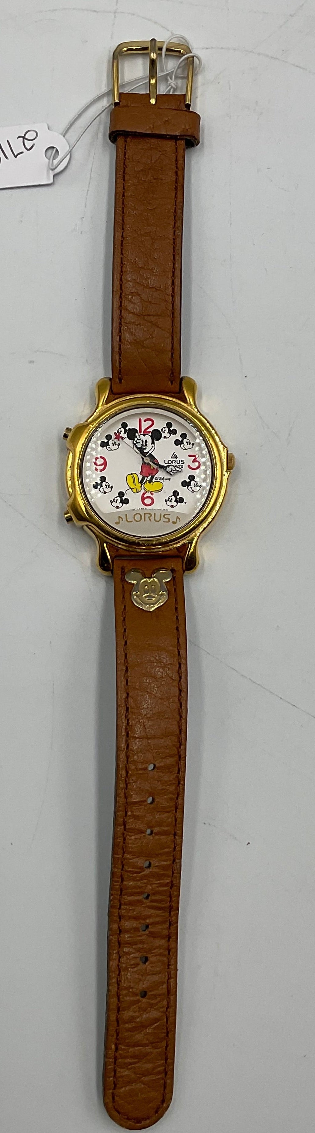 Vintage Lorus Disney Mickey Mouse Musical Watch RWC002 New Battery Working