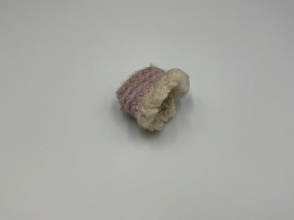 Vintage Doll Lavender Hand Crochet Victorian Dress Hat Handmade Outfit