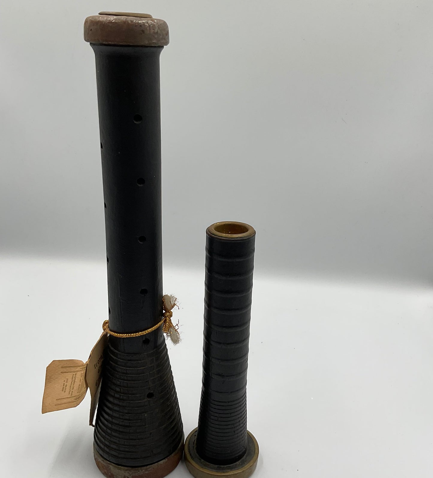 English and Continental Antiques Industrial Wooden Textile Mill Spindle Bobbin