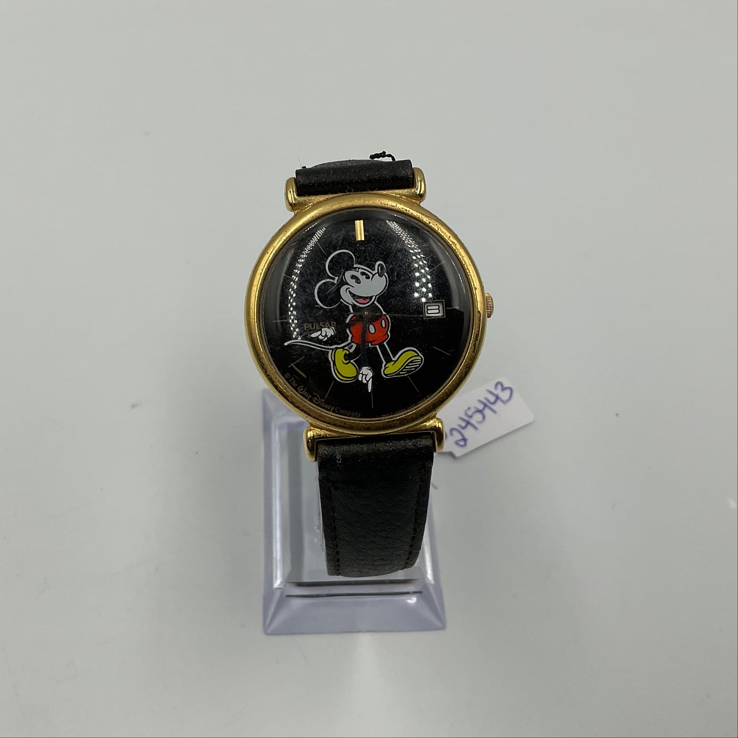 Disney Vintage Mickey Mouse Pulsar Analog Quartz Watch