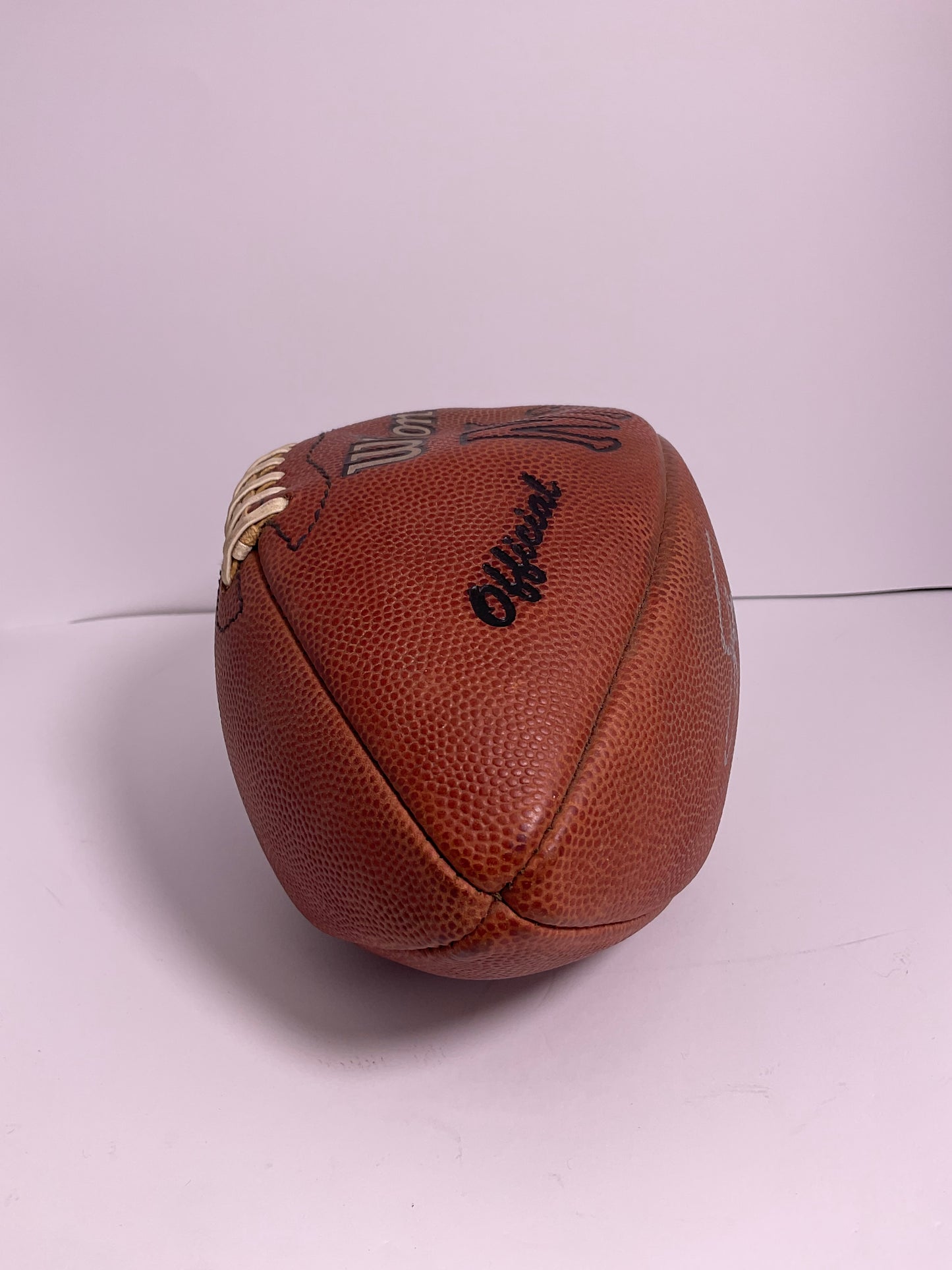 Sam Wyche Bucaneers Signed Football 4-29-1992