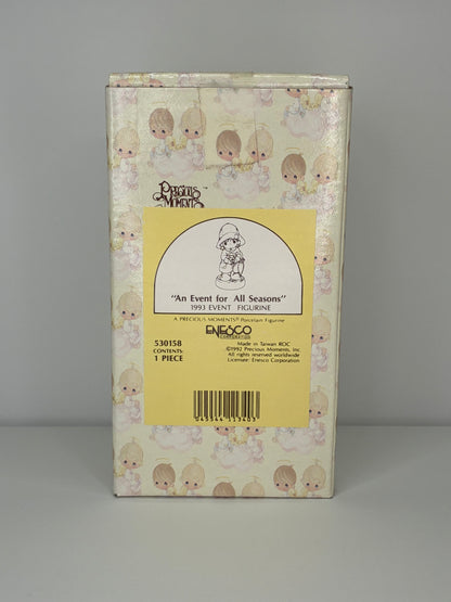 Precious Moments 1993 Event Figurine Vintage 1992 An Event for All Seasons w/ Original Box