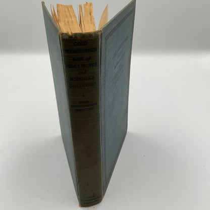 Good Housekeeping's of Menus,Recipes,and Household Discoveries By Good Housekeeping Hardcover Book