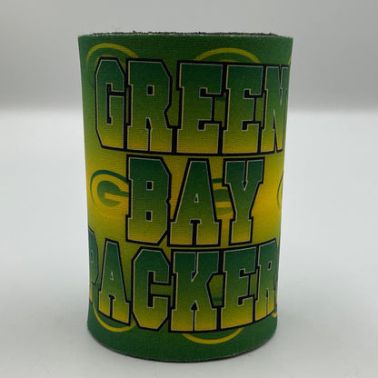 Neoprene Can Koozie Green Bay Packers Helmet Beverage Insulator