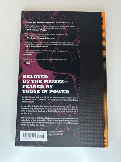 Wonder Woman Earth One Vol 2 DC Comics Hardcover Comic Book Graphic Novel Oct 9 2018