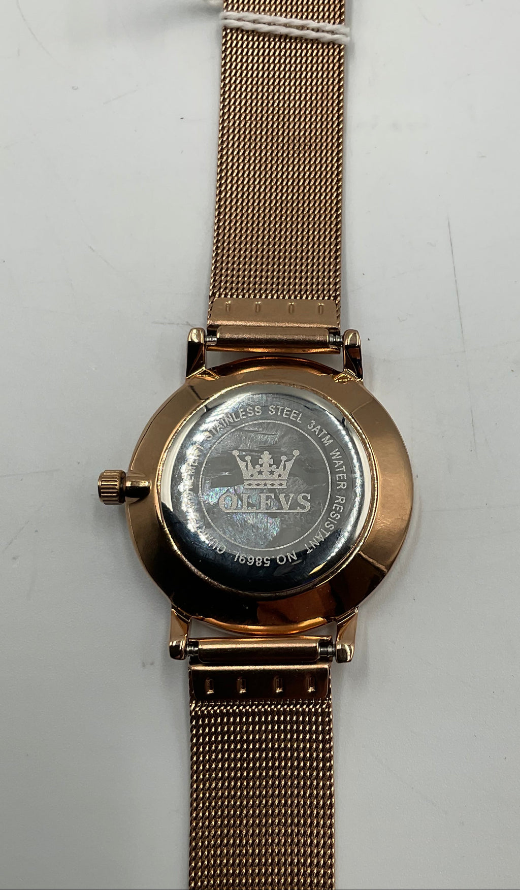 OLVES Mesh Band Quartz Waterproof Watch New Battery