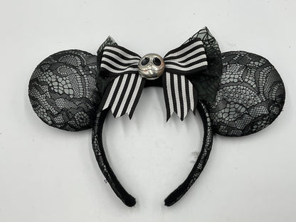 Disney Parks Jack Skellington Nightmare Before Christmas Mouse Ear Headband