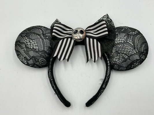 Disney Parks Jack Skellington Nightmare Before Christmas Mouse Ear Headband