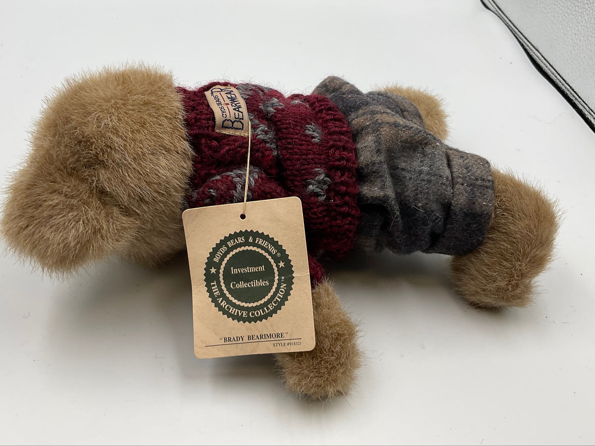 Boyds Collection Brady Bearimore #918321 Plush Bear No Box