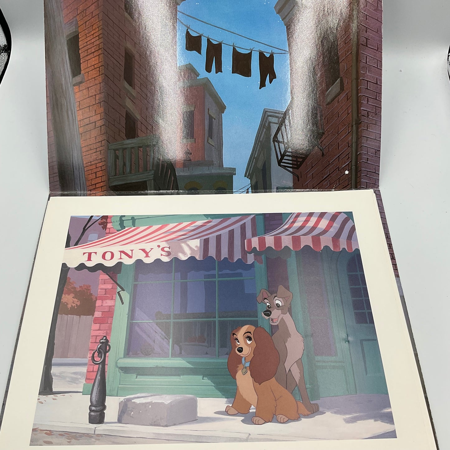 Disney’s Lady And The Tramp Lithograph Set 4 Individual Prints