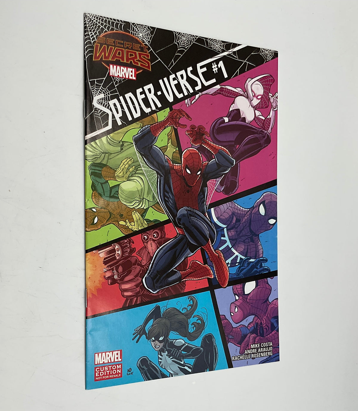 Spider-Verse #1 Custom Edition 2015 Marvel Secret Wars Comic Book