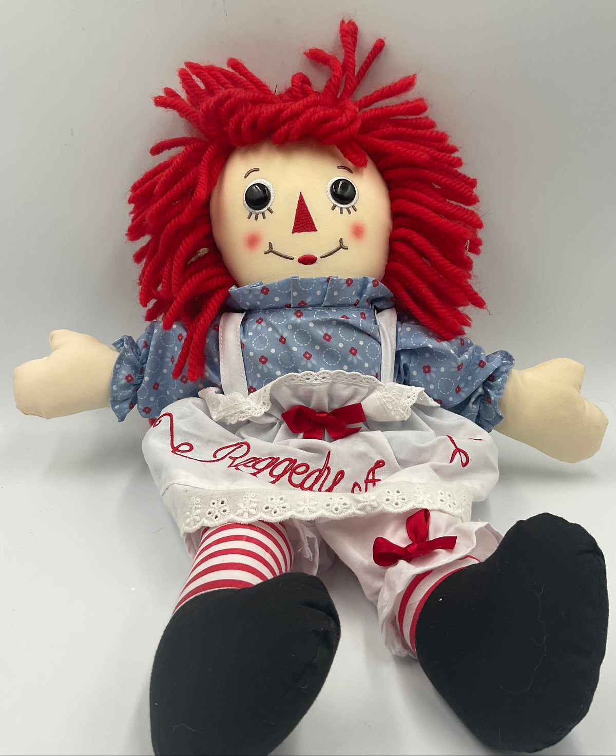 Classic Raggedy Ann 16" plush doll produced by Aurora World