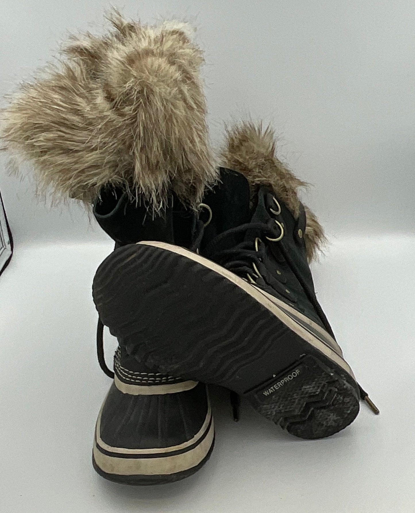 Sorel Joan of Arctic Women's Waterproof Winter Boots Black Size 6