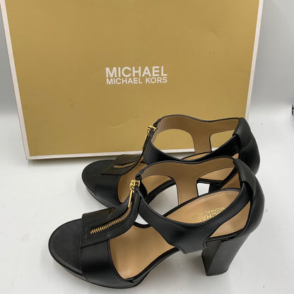 Michael Kors Berkley Sandal Black Size 8.5 in Original Box