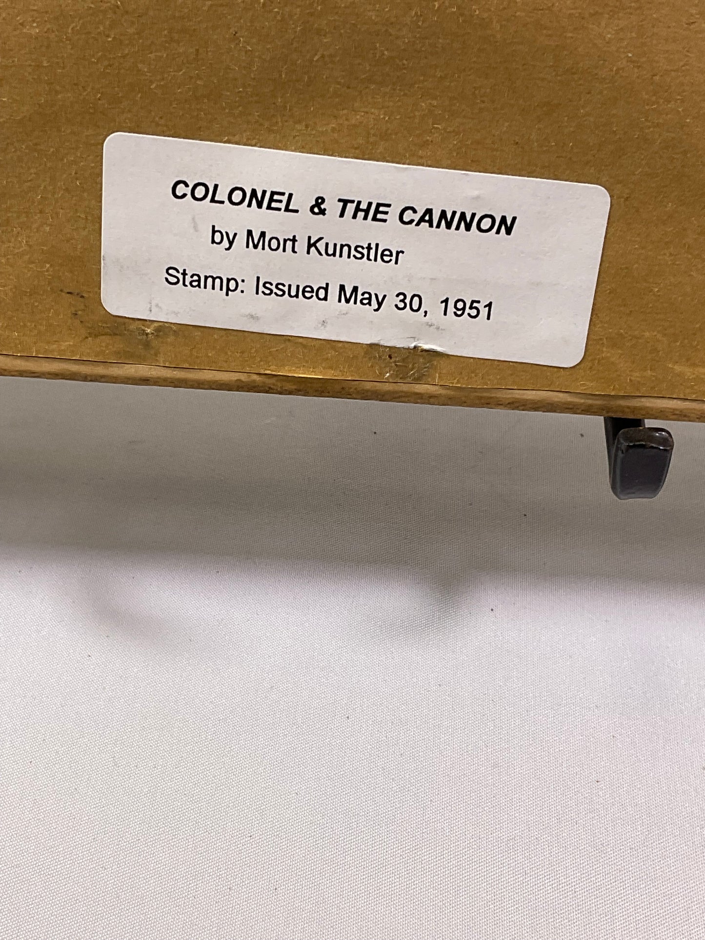 Mort Kunstler Picture Gunner and the Colonel with Confederate Veteran Stamp