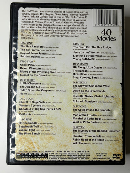 America's Greatest Westerns: Volume 4 10 DVD Set 40 Movies
