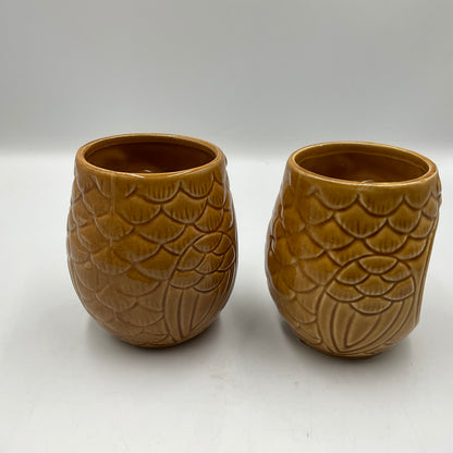 Vintage Ceramic Owl Mugs Japan On Bottom