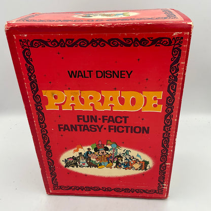 Walt Disney’s Parade set of 4 books Vintage 1970