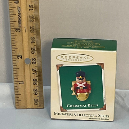 Hallmark Christmas Bells Miniature Ornament 9th in Series 2003
