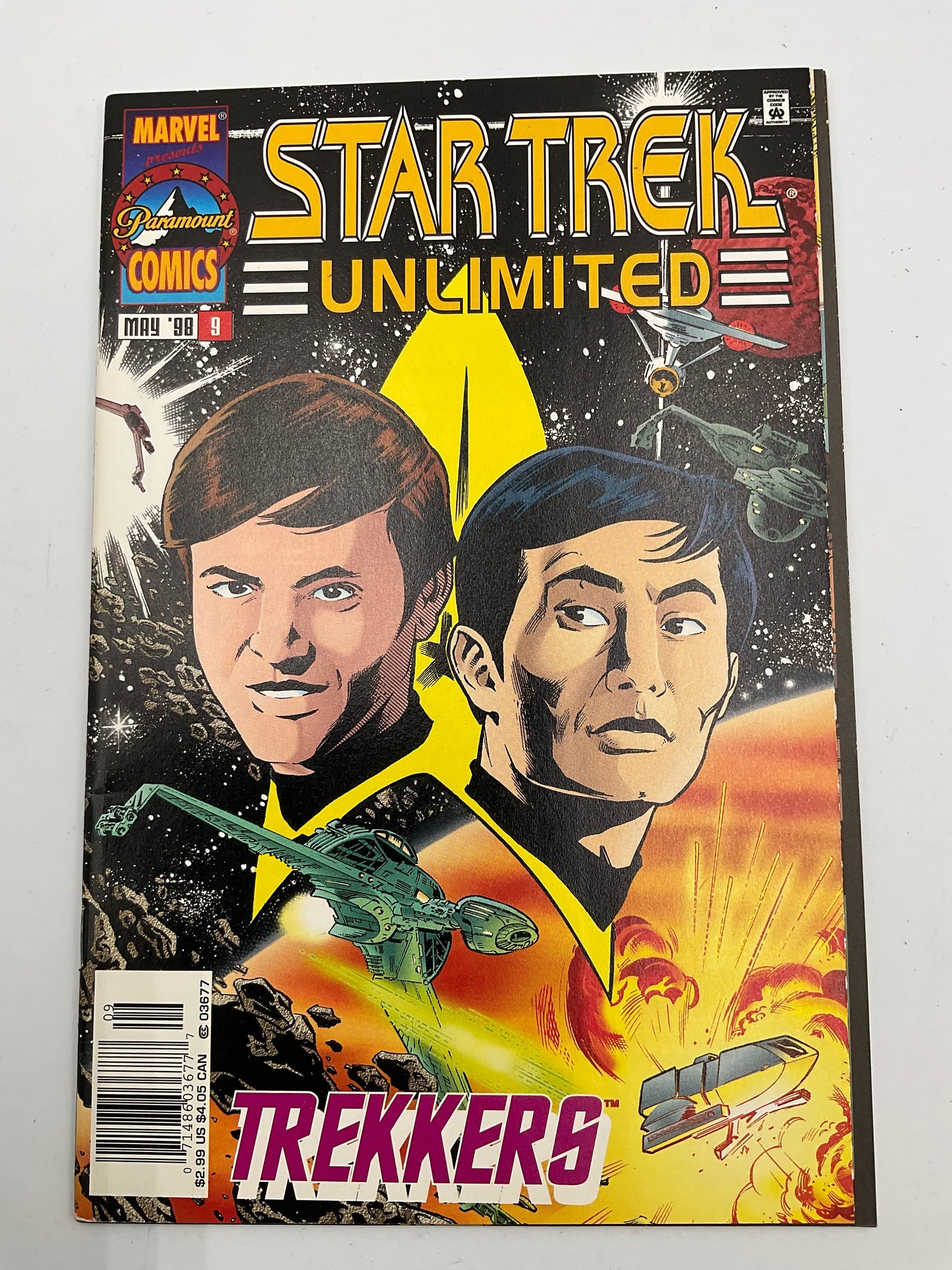 Star Trek Unlimited #9 Trekkers Vintage 1998 Marvel Paramount Comic Book