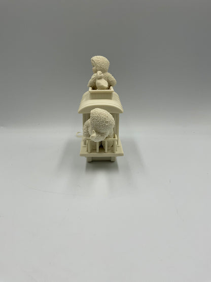 Department 56 Snowbabies End of the Line Caboose Train Figurine 69197 w/ Box
