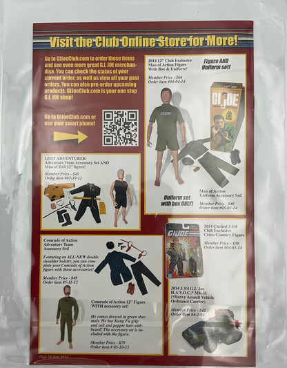 G.I. Joe Collectors Club Official Magazine 2014 Happy Anniversary