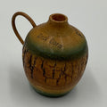 Handmade Vintage Small Wooden Meal Corn Jug Lindsborg Kansas