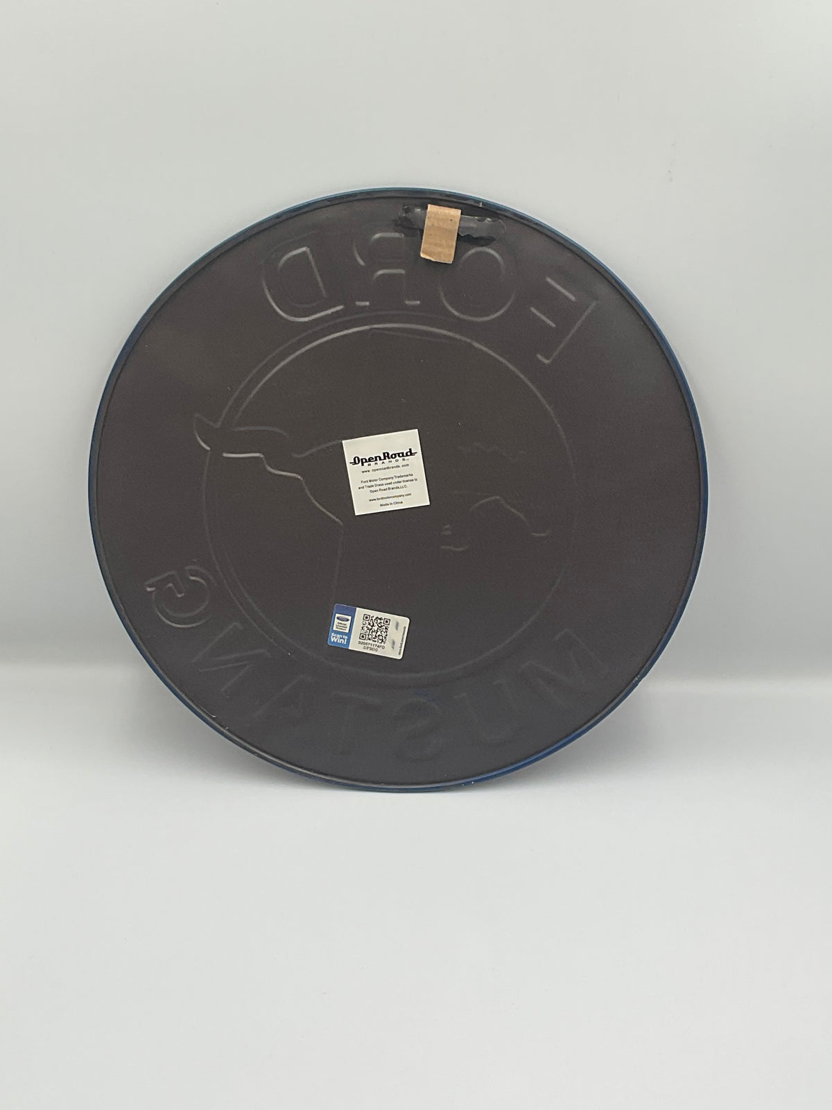Ford Mustang Round Embossed Tin Sign