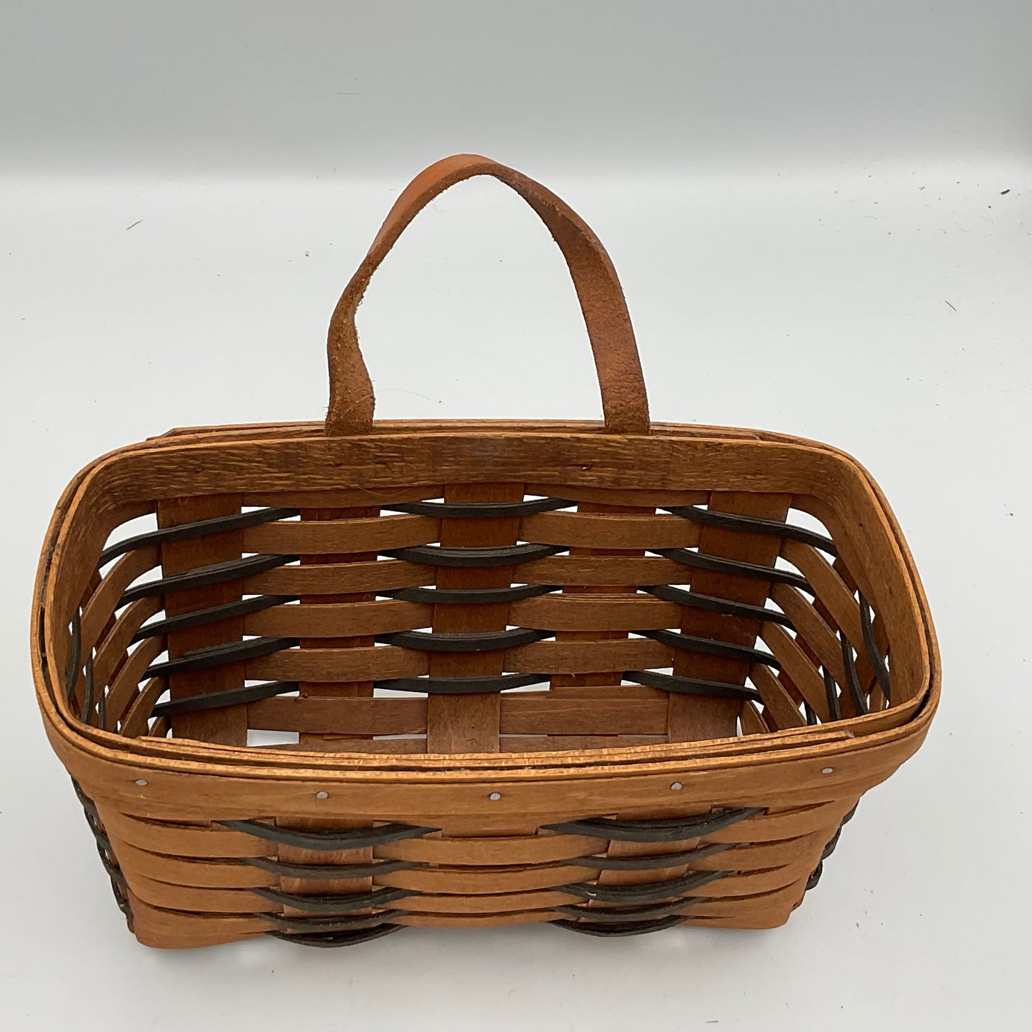 Longaberger Small Wooden Rectangle Basket