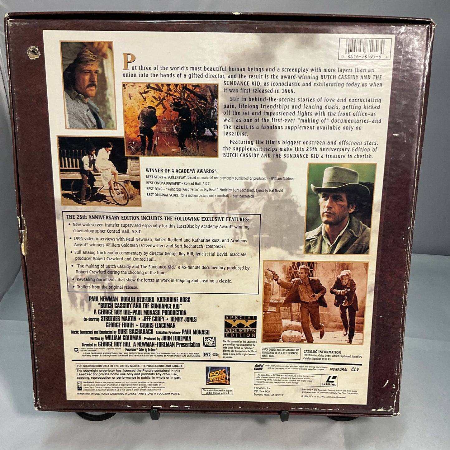 Butch Cassidy and the Sundance Kid LaserDisc Two Laser Disc Video Box Set