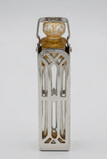 Wells Sterling Silver Caged Scent Bottle and Holder Art Deco