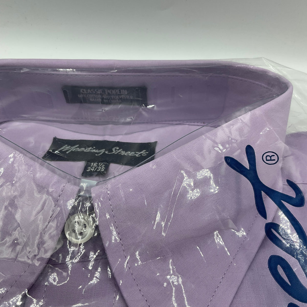 Meeting Street Men's Dress Shirt Size Large 16.5 34/35 New with Tags