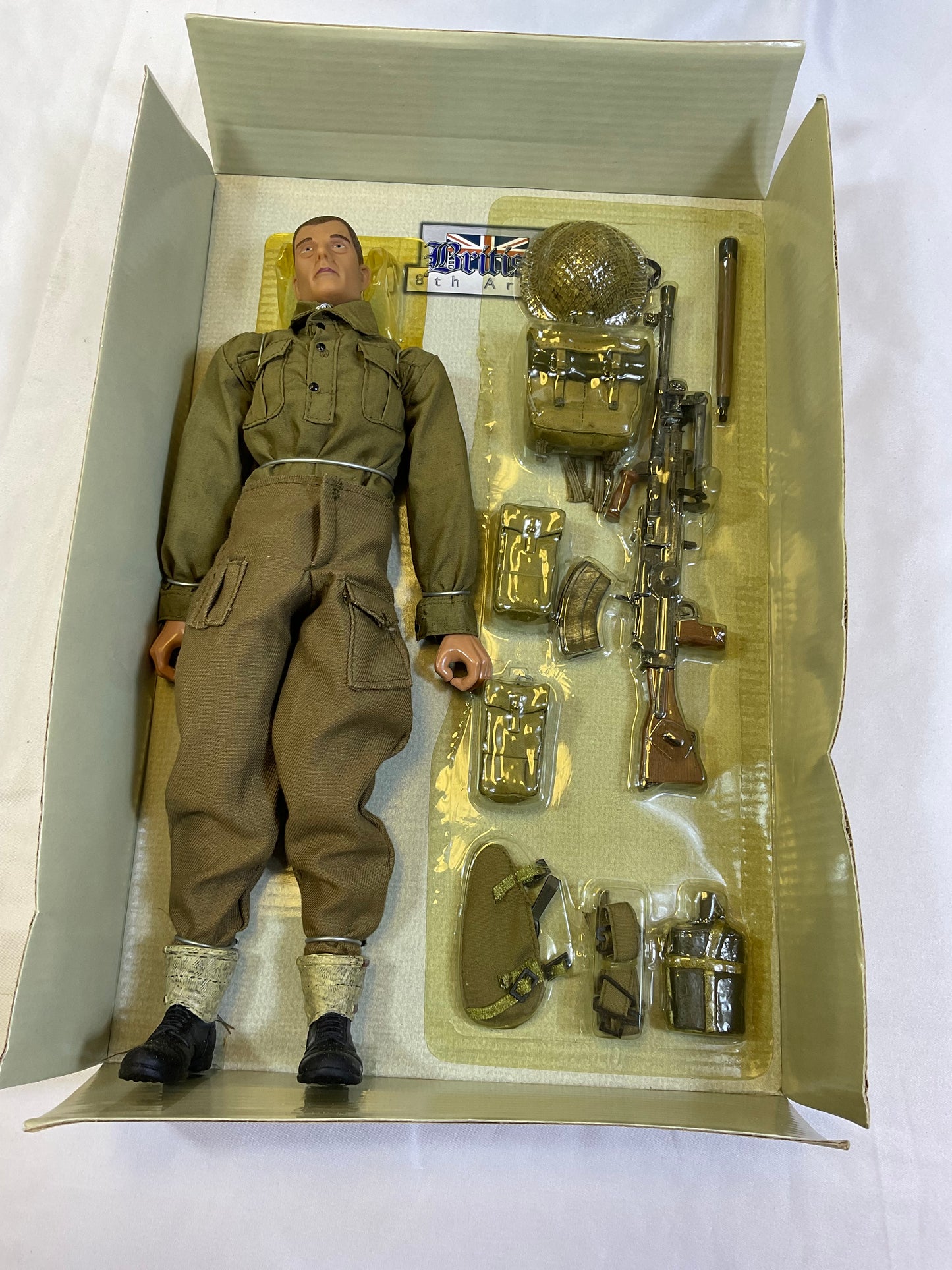 The Ultimate Soldier British World War 2 WWII 8th Army Soldier Collectible Action Figure New in Original Box