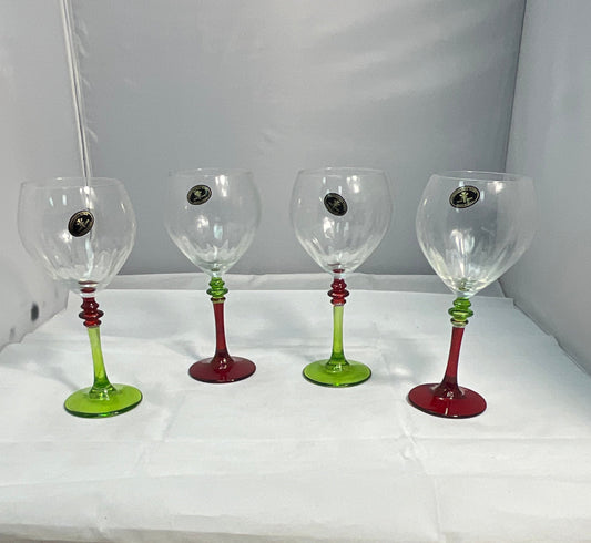 Christalleria Fumo Italian Hand Made Wine Glasses