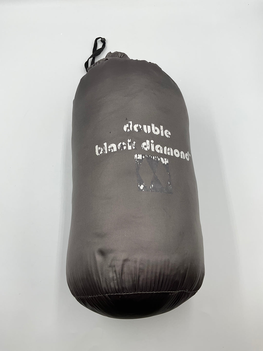 Double Black Diamond Packable Down Throw Blanket 60x70 Grey Sack 700 Fill Power