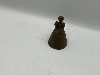 Antique Vintage English Maiden Lady Tea Bell England