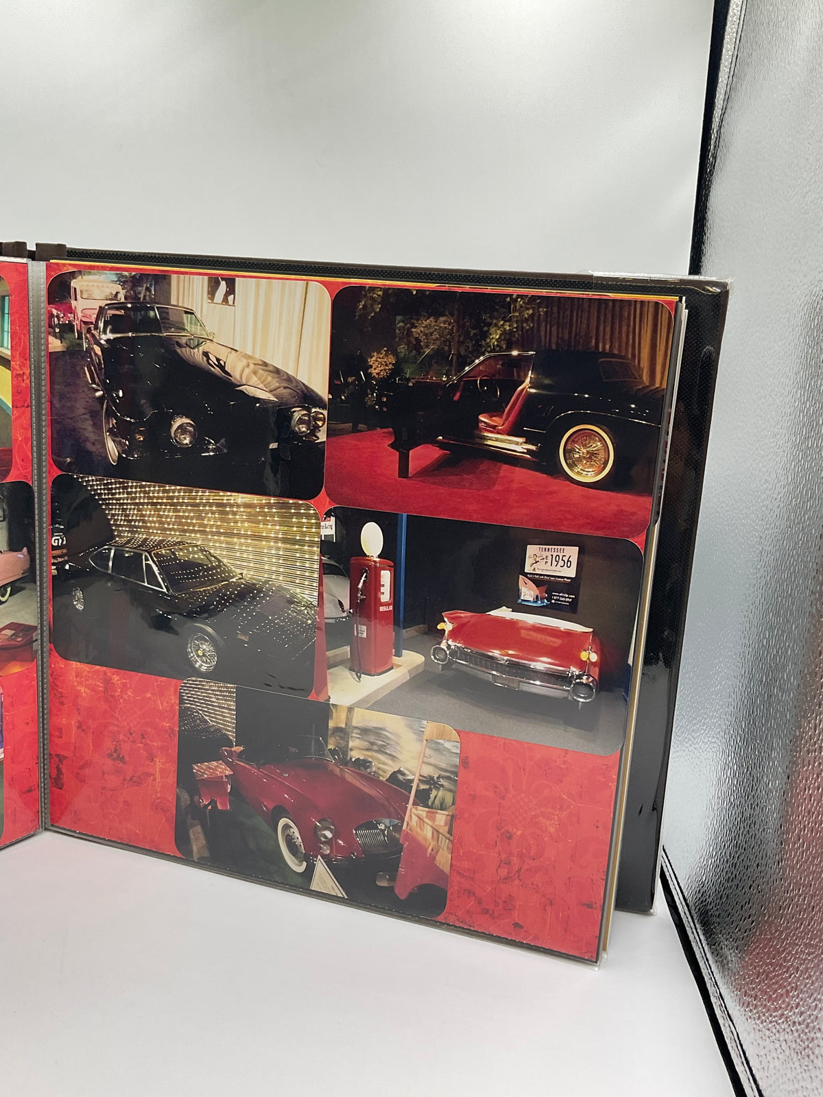 completed, vintage Graceland & Memphis vacation photo scrapbook