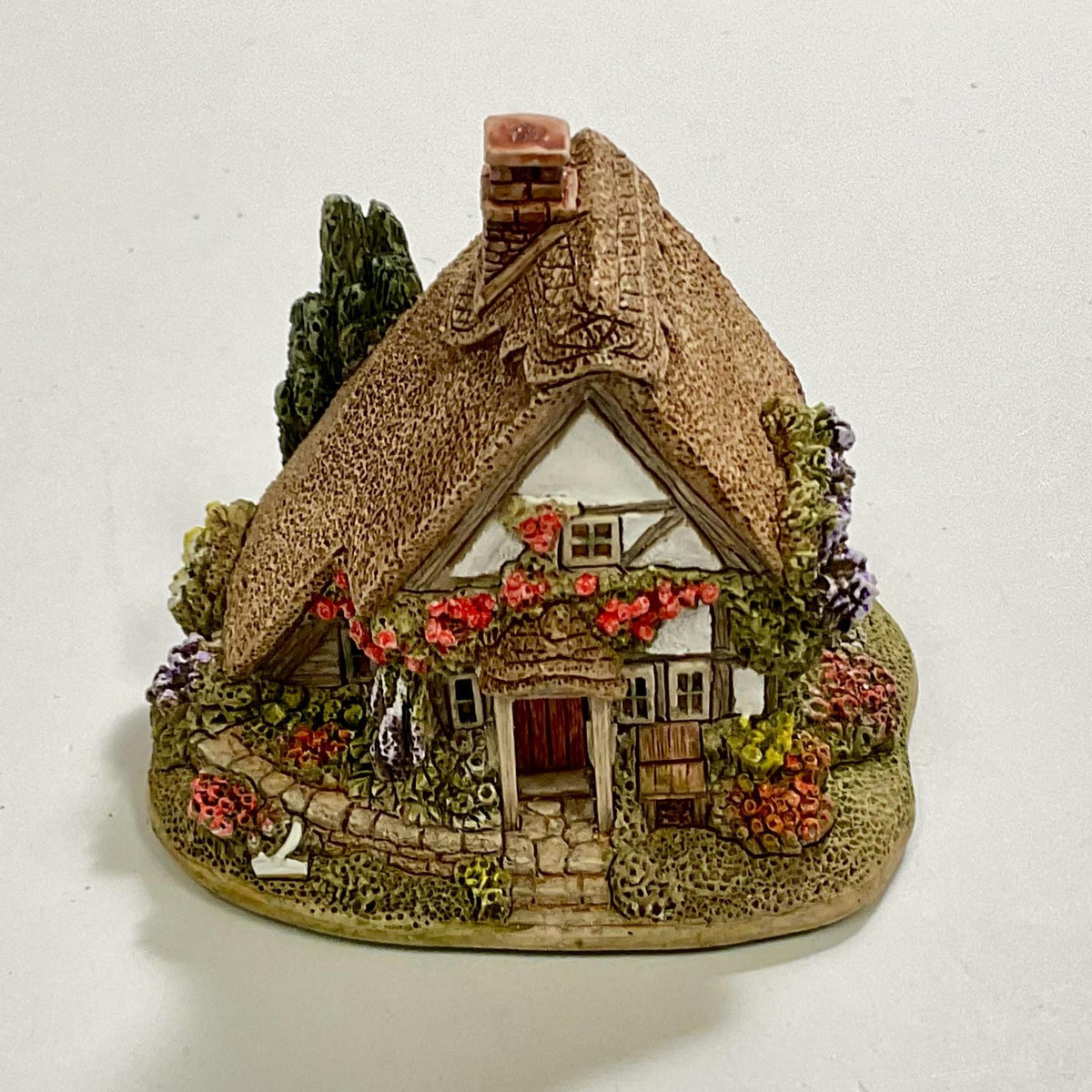 Lilliput Lane Roses Are Red Collectible Miniature Cottage Vintage 2000
