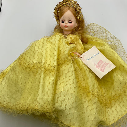Vintage Madame Alexander Sleeping Beauty Doll with an orginal box and booklet