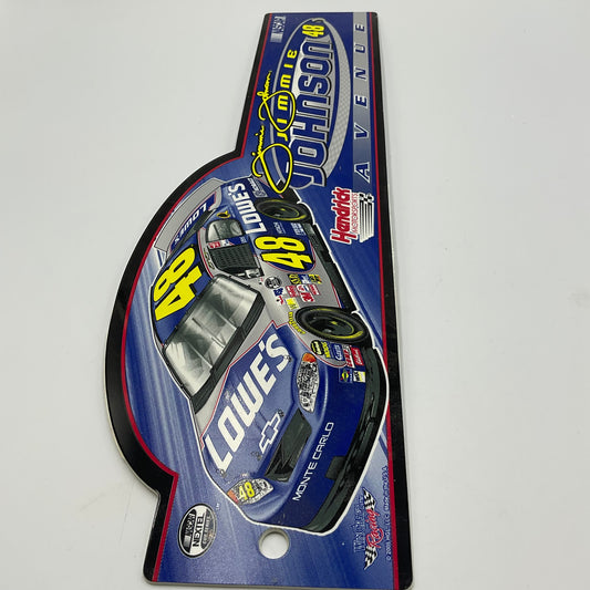 NASCAR #48 Jimmie Johnson Avenue Sign