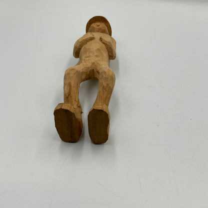 Ready JB Hand Carved Sculpture of Man with Hat