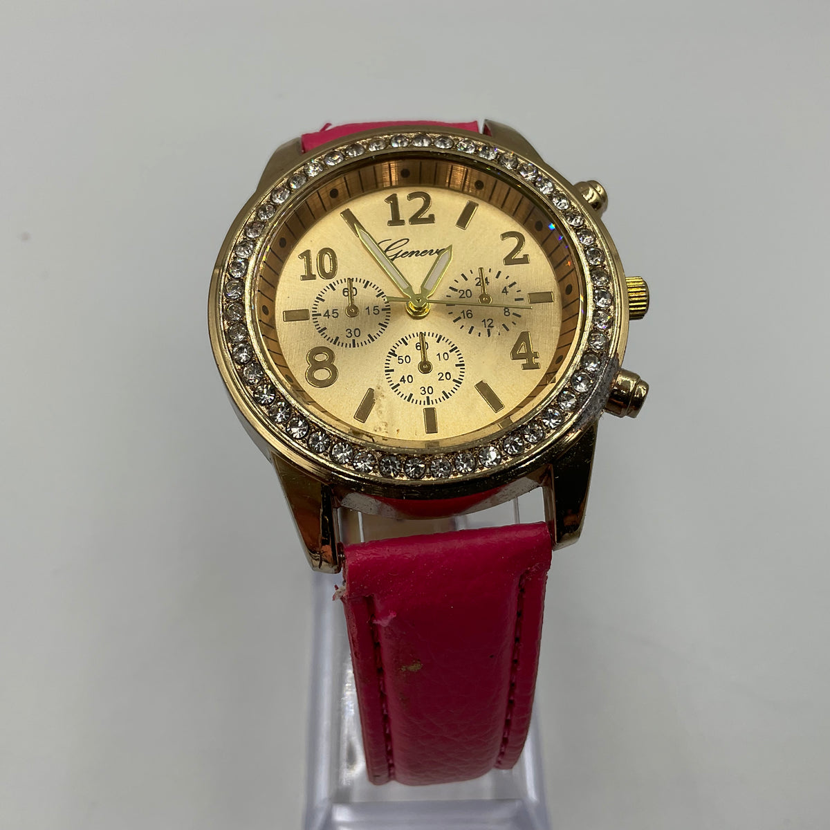 Geneva Gold-tone Women’s Chronograph Wristwatch