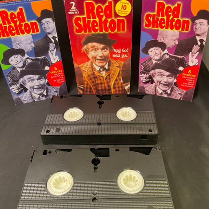 Red Skelton 2 Video Box Set VHS Tapes