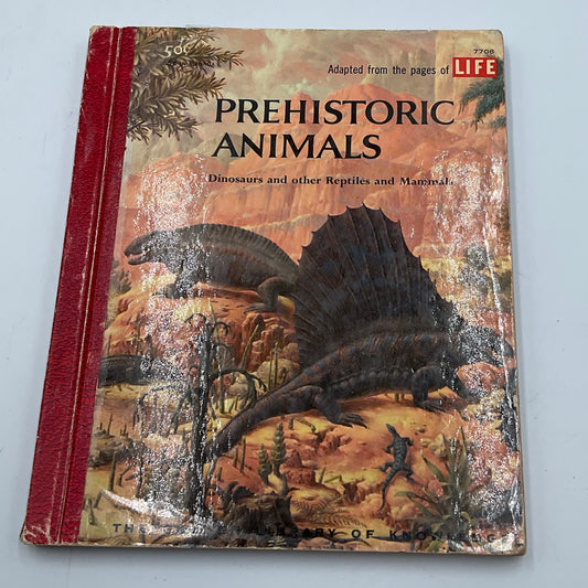 Life Prehistoric Animals Dinosaurs Other Reptiles Mammals Vintage Hardcover Book