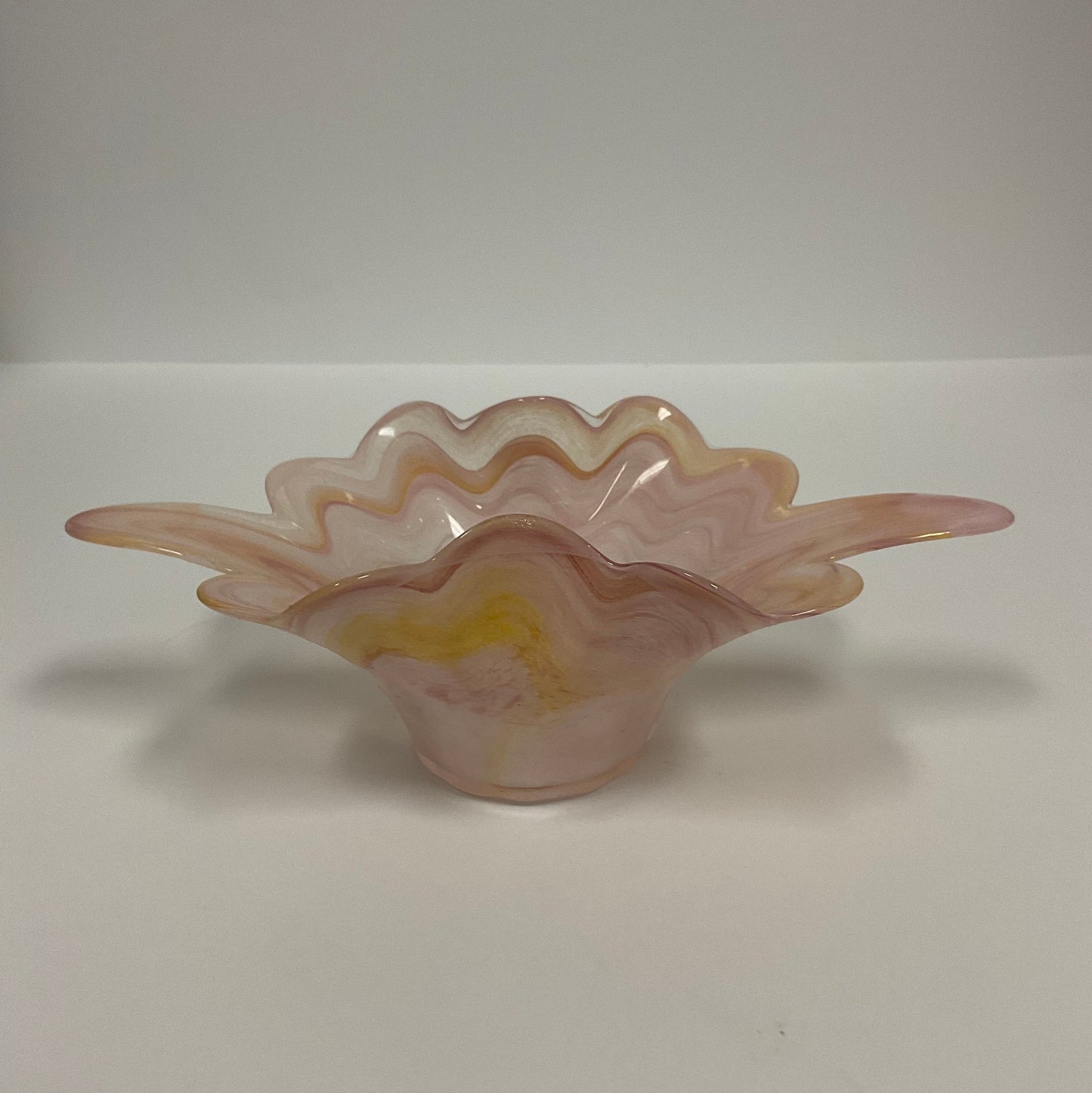 Murano Vintage Italian Glassware Candy Dish Centerpiece