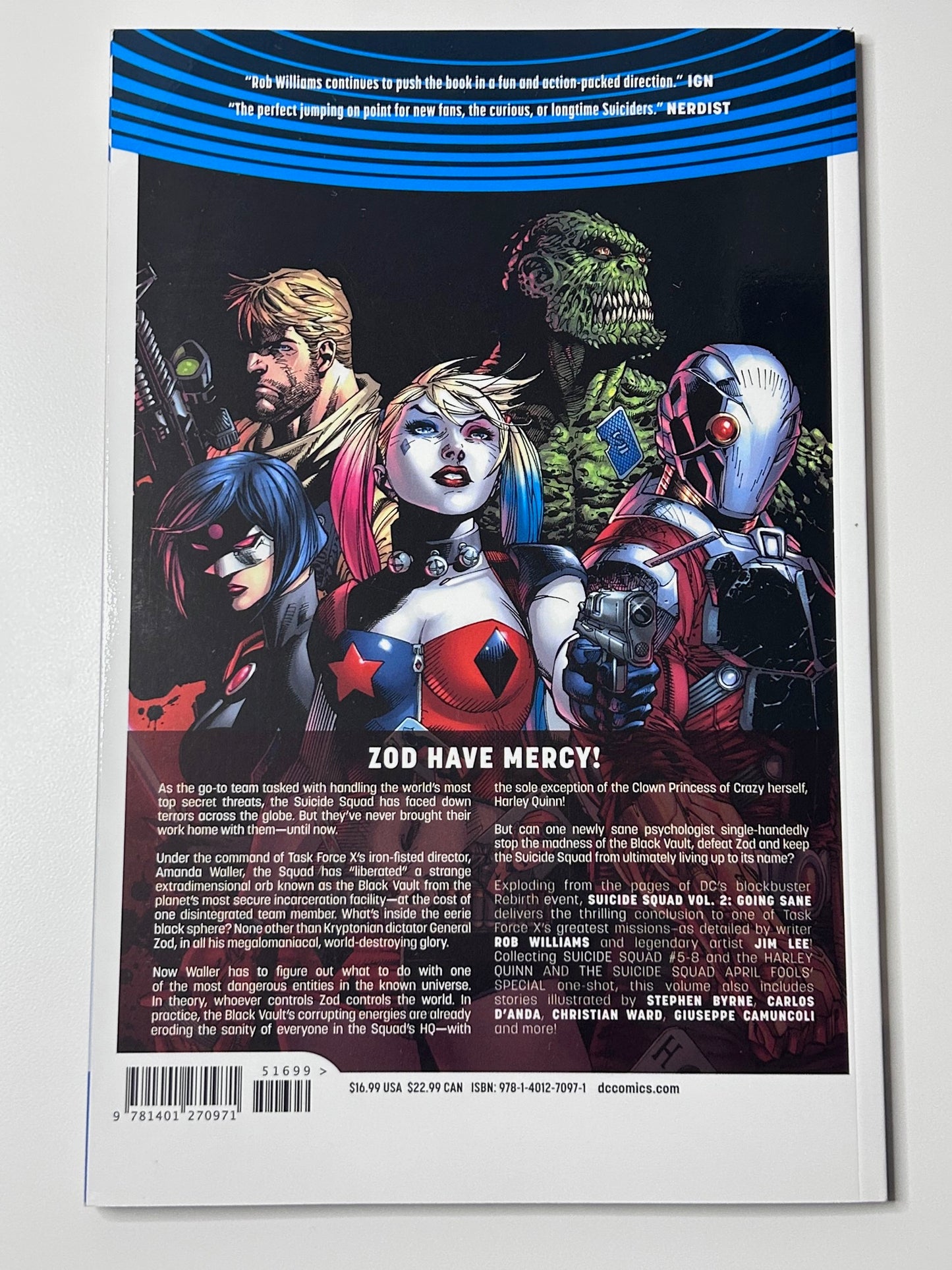Suicide Squad Vol 2 Going Sane DC Comics Universe Rebirth Comic Book Graphic Novel Jun 2017