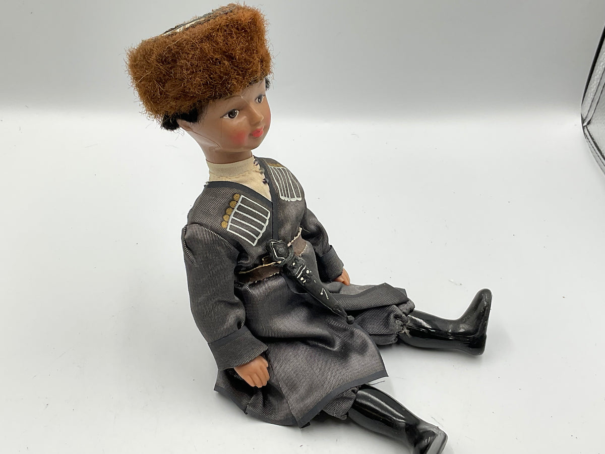 Vintage Soviet-Era Souvenir Doll
