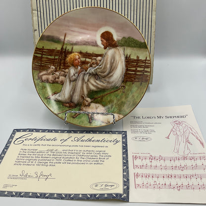 W.L.George Fine China The Lord’s My Shepard By Cicely Mary Barker
