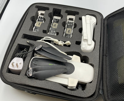 Hubsan Zino H117S 4K GPS Drone 3 Batteries Controller Charger Carry Case