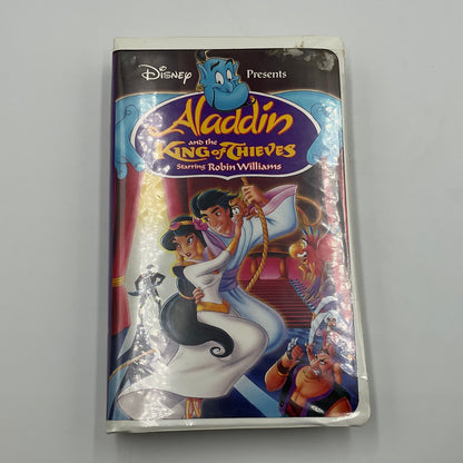 Disney’s Aladdin and the King of Thieves VHS Tape Starring Robin Williams